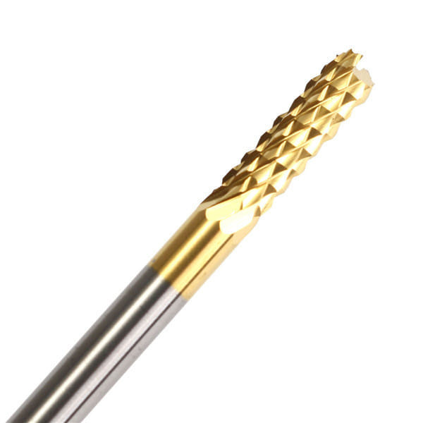 Drillpro DB-M1 10Pcs 0.8-3mm Titanium Coated Engraving Milling Cutter Carbide Bits C122-1065101
