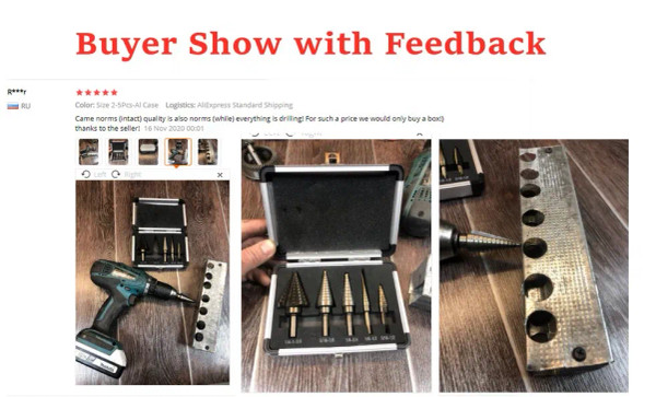 Color: Yellow, Ships From: CN - ZK3 HSS 4241 Cobalt Multiple Hole 50 Sizes Step Drill Bit Set Tools F640-12000029599505800