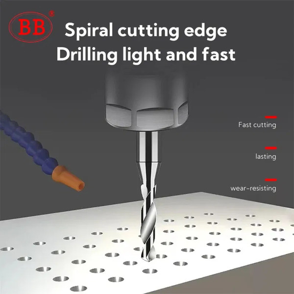 Hole Diameter: 4.5mm - BB 0.3~2.02mm Micro Drill Solid Carbide Bit Mini CNC Hole Making 3D Shank Di F640-12000031713133221