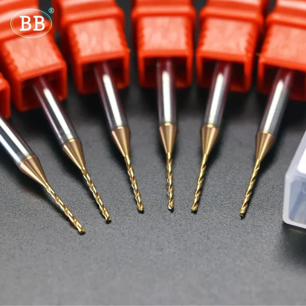 Hole Diameter: 2.9mm - BB 2.03-3.75mm Micro Drill Mini Coated Solid Carbide Bit Metal Iron Steel Ho F640-12000031713261082