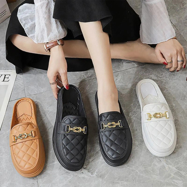 Color: WHITE, Shoe Size: 37 - Summer New Style Women's Soft Bottom Anti-slip Versatile Outer Wear B F640-12000044838431887