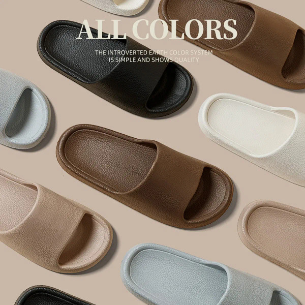 Shoe Size: 42, Color: black - Women's Solid Color Casual Simple Slipper, EVA Material, Comfortable  F640-12000039344453184