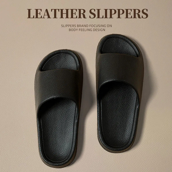 Shoe Size: 36, Color: black - Women's Solid Color Casual Simple Slipper, EVA Material, Comfortable  F640-12000039344453178