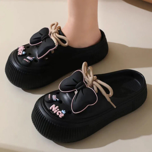 Color: Blue, Shoe Size: 21 - New Sandals DIY  Platform Sandals for Women 2024 Summer Thick Sole Bea F640-12000040565552267