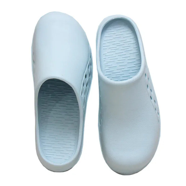 Color: Ivory, Shoe Size: 33 - Slip Resistant Laboratory Doctor Clogs Women Men EVA Medical Shoes Ul F640-12000039930298410