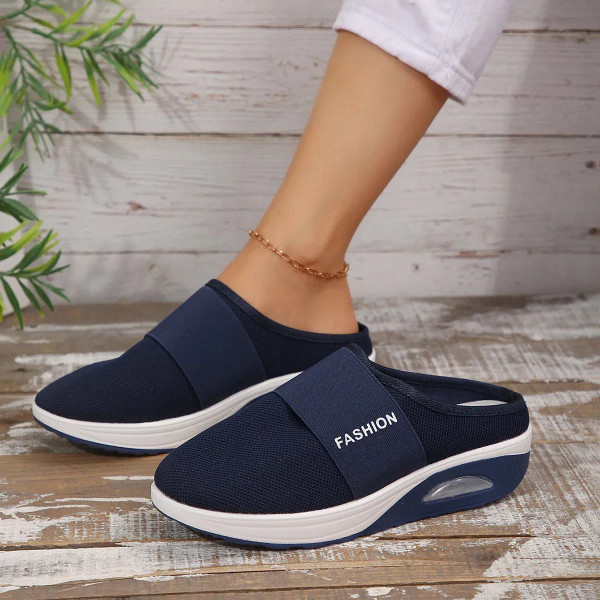 Color: Dark Grey, Shoe Size: 38 - Women Wedges Slippers 2024 New Summer Sandals Vintage Anti-slip C F640-12000039592442338