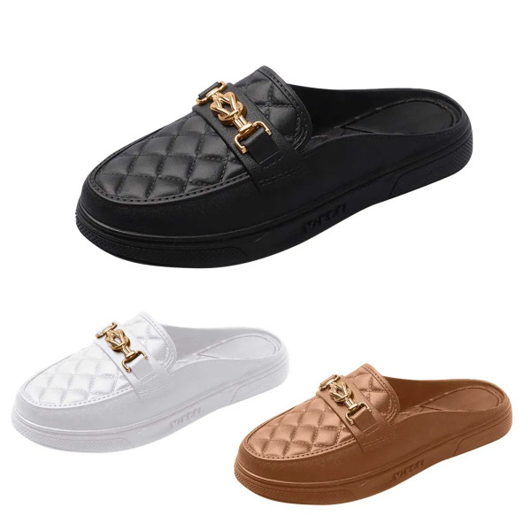 Color: WHITE, Shoe Size: 38 - Summer New Style Women's Soft Bottom Anti-slip Versatile Outer Wear B F640-12000044836968096