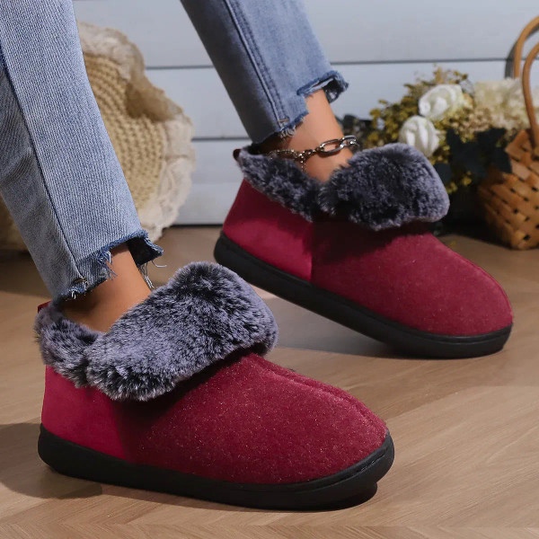 Color: Ivory, Shoe Size: 37, Ships From: CHINA - Asgard Winter New Cotton Shoes For Men Women Soft  F640-12000040591191674