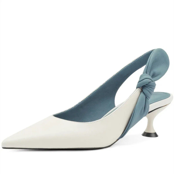Color: green, Shoe Size: 34 - JOCHEBED HU?‘Summer Genuine Leather Shoes Women Pointed Toe Thin Heel F640-12000028964541373