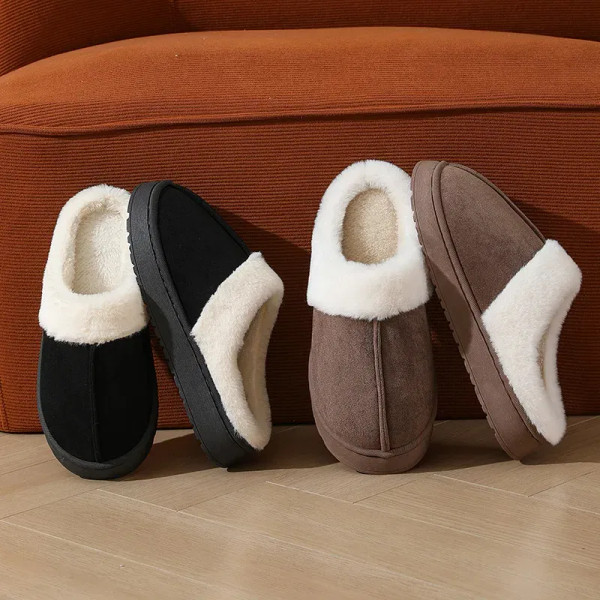Color: Straw, Shoe Size: 44-45, Ships From: CHINA - Gacimy Warm Fur Plush Slippers For Women Fashio F640-12000044053689148