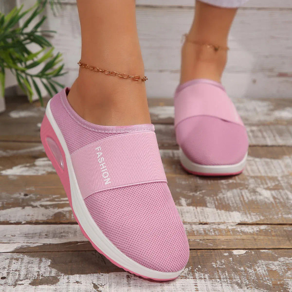Color: Khaki, Shoe Size: 38 - Women Wedges Slippers 2024 New Summer Sandals Vintage Anti-slip Casua F640-12000039592442347