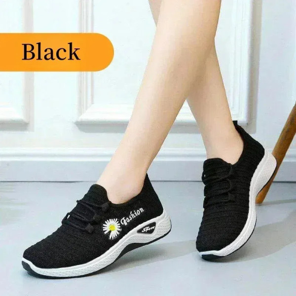 Color: Brown, Shoe Size: 36 - Fashionable sports shoes for women, thick and breathable soft soled m F640-12000042946684935