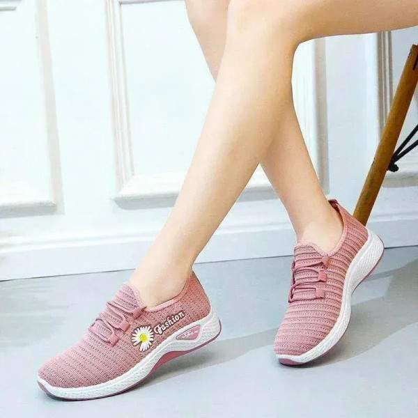 Color: Brown, Shoe Size: 36 - Fashionable sports shoes for women, thick and breathable soft soled m F640-12000042946684935
