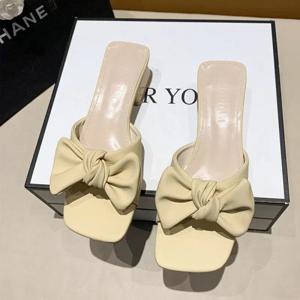 Color: Grape, Shoe Size: 39 - Large Size Women's Shoes 35-42 Summer Outer Wear Flat Slippers Wide S F640-12000028170137215