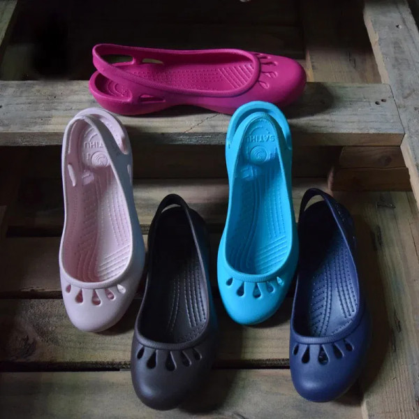Color: black, Shoe Size: 40 - Self shipped Satihu Summer New Lightweight Anti Slip Hole Shoes  Clog F640-12000037947365570