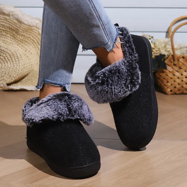 Color: Ivory, Shoe Size: 36, Ships From: CHINA - Asgard Winter New Cotton Shoes For Men Women Soft  F640-12000040591191672