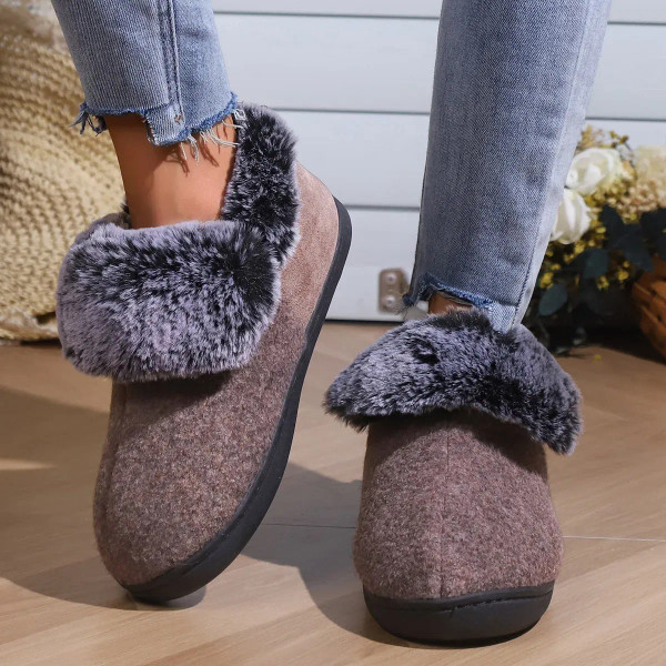Color: Ivory, Shoe Size: 36, Ships From: CHINA - Asgard Winter New Cotton Shoes For Men Women Soft  F640-12000040591191672