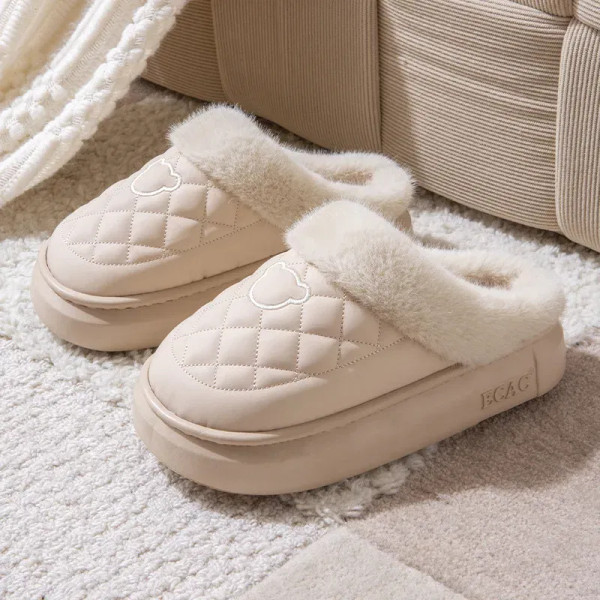 Color: Olivine, Shoe Size: 38-39, Ships From: CHINA - Asgard Women Fur Fuzzy Slippers Outdoor Water F640-12000043988093863