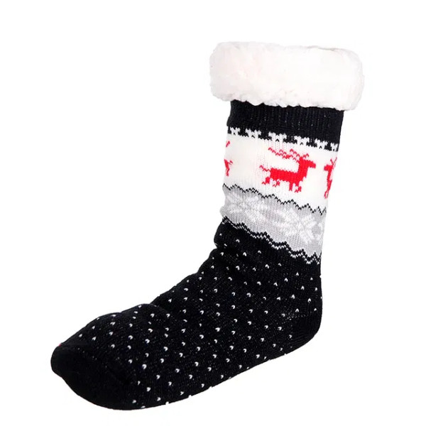 Color: Ivory, Shoe Size: 38 - Glglgege twist stripes Winter Women Socks Women Non-slip Adult Floor  F640-12000020985836646