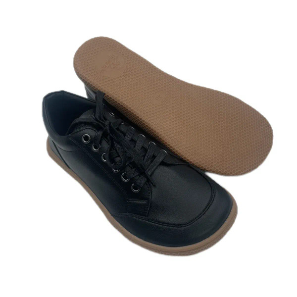 Color: Black, Shoe Size: 44, Ships From: CHINA - Tipsietoes 2024 Barefoot Leather Sneaker For Women F640-12000038136435065