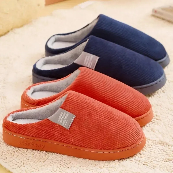 Shoe Size: 36, Color: Yellow - Women's Men's Thick Soft Bottom Home Slippers Household Plush Slippe F640-12000035116012760
