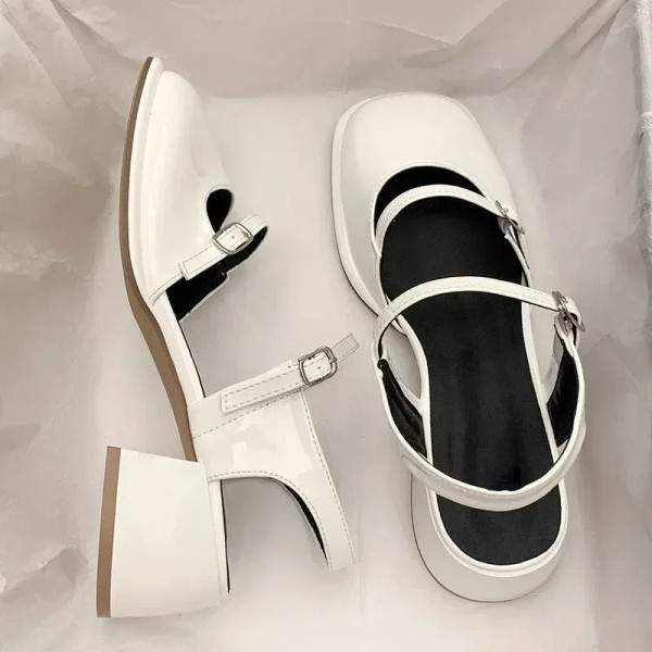 Color: SKY BLUE, Shoe Size: 40 - Non-slip Round Toe Sandals Ladies Casual 2023 Summer Hollow Beach  F640-12000037983727499