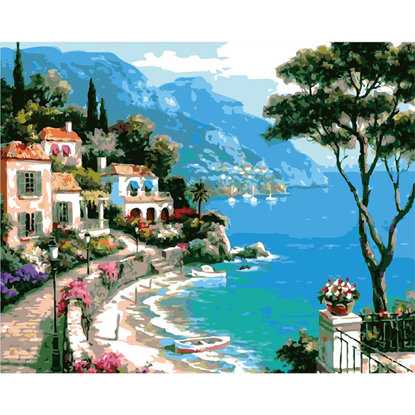 Size:  - Cross-border DIY Digital Oil Painting, Foreign Trade, Amazon Custom Hand-painted, Digital  Q119-CJZS115610912LO