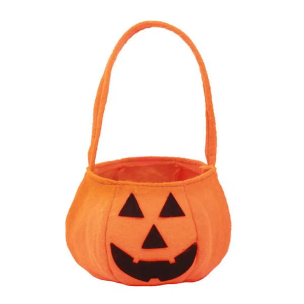 Ships From: CHINA - Cute Halloween Candy Bag Decorative Portable Handle Pumpkin Bag Kindergarten Ca F640-12000030303708183