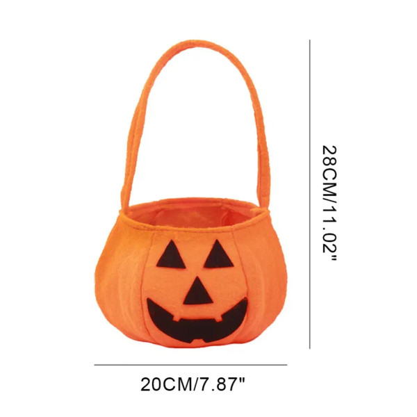 Ships From: CHINA - Cute Halloween Candy Bag Decorative Portable Handle Pumpkin Bag Kindergarten Ca F640-12000030303708183