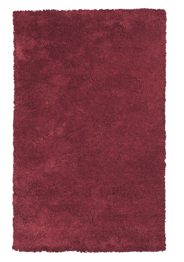 9' X 13' Polyester Red Area Rug N270-350558