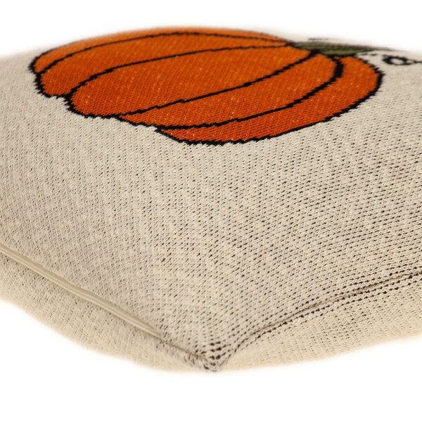 Pumpkin Silhouette Throw Pillow N270-383155