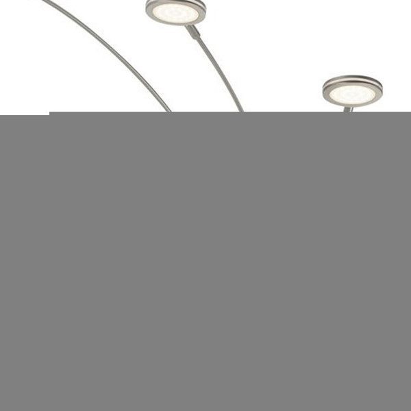 72" Nickel Five Light Led Arc Floor Lamp N270-526279