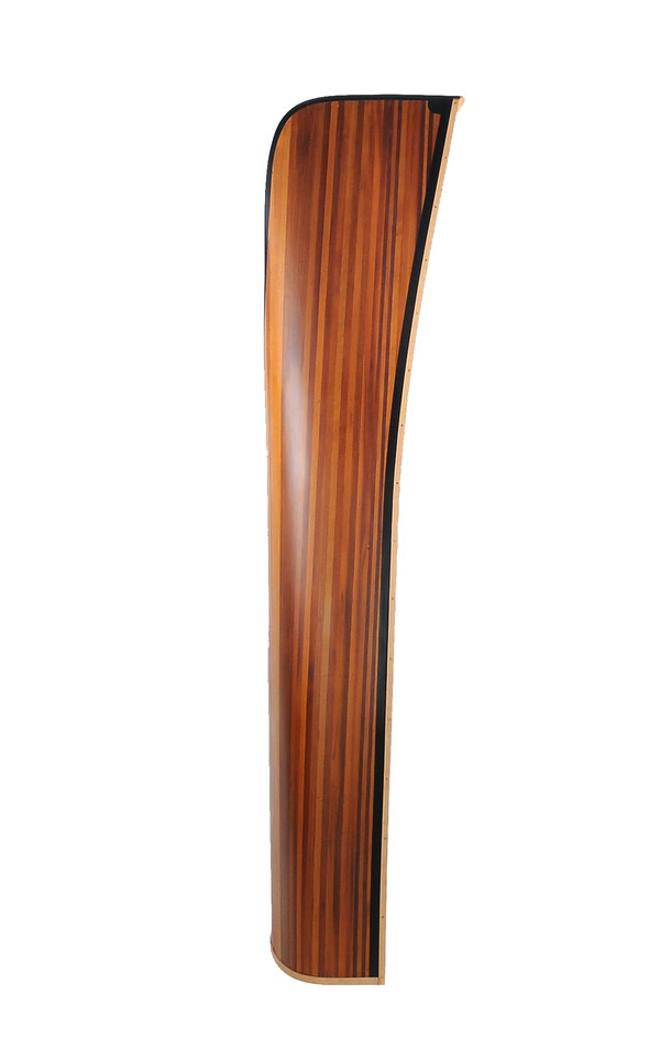 21" Wood Brown Solid Wood Six Tier Boat Bookcase N270-364286
