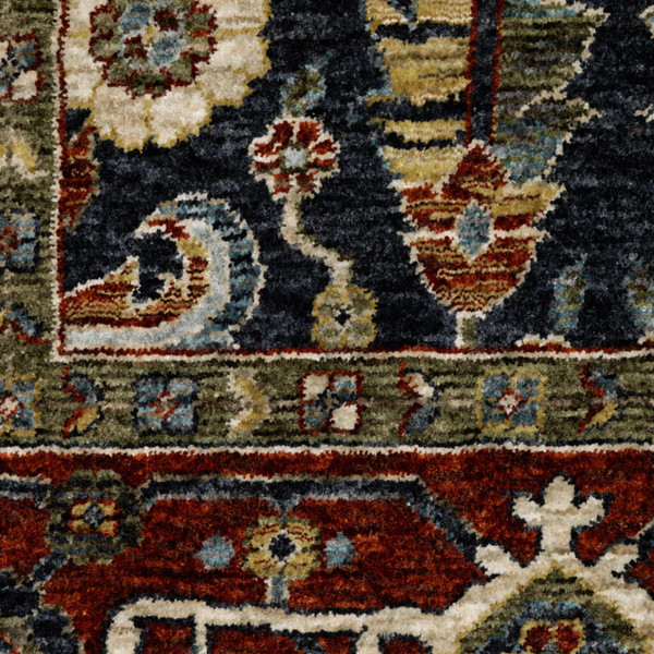 8' X 11' Beige and Ivory Oriental Power Loom Area Rug With Fringe N270-508036
