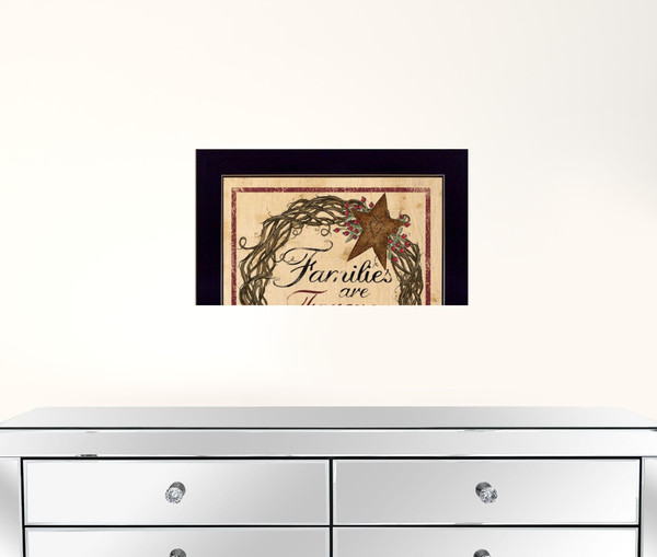 Set Of Two Family Wisdom II Black Framed Print Wall Art N270-406095