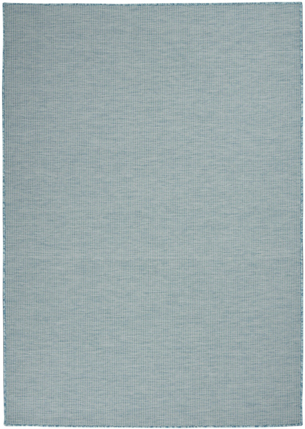 4' X 6' Aqua Power Loom Area Rug N270-522442