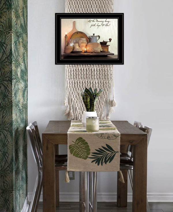 Faith Hope and Love 2 Black Framed Print Kitchen Wall Art N270-406740