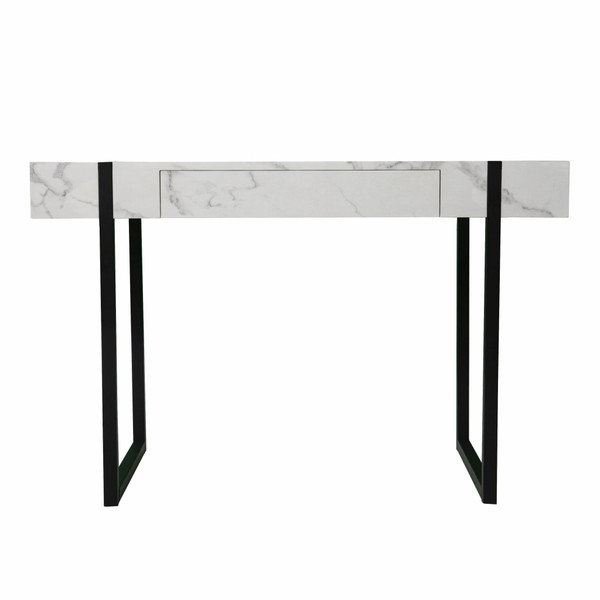 45" White and Black Writing Desk N270-402055