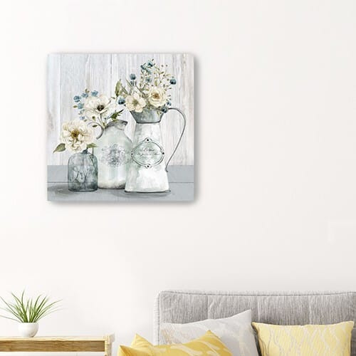Rustic Flowers Unframed Print Wall Art N270-398948