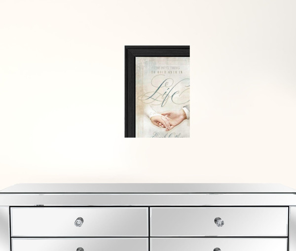 Set Of Two Love 1 Black Framed Print Wall Art N270-405641