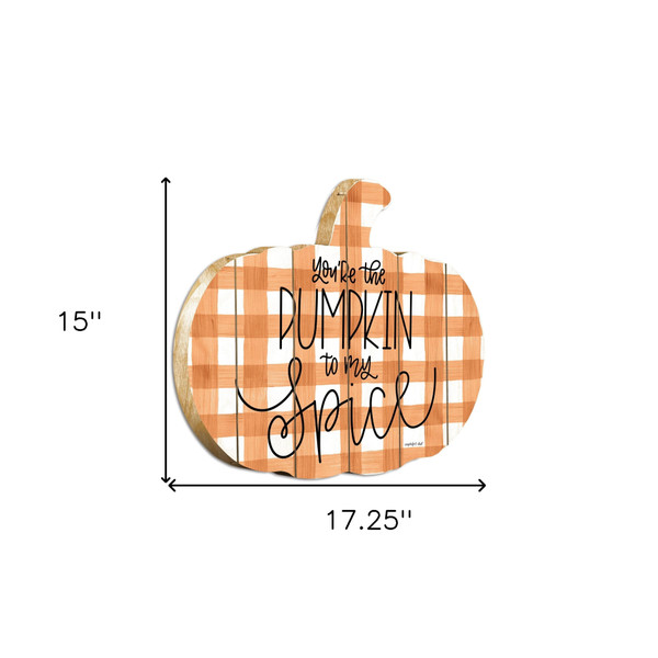 Youre the Pumpkin to My Spice Unframed Print Wall Art N270-416056