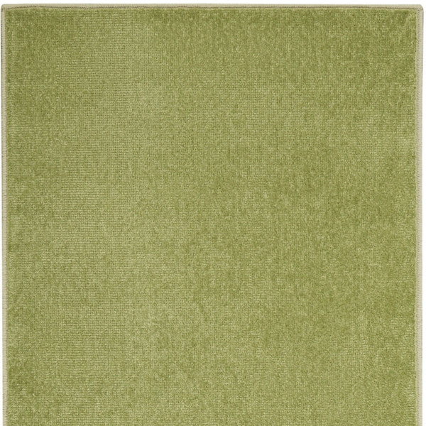 2' X 8' Green Non Skid Indoor Outdoor Runner Rug N270-479490