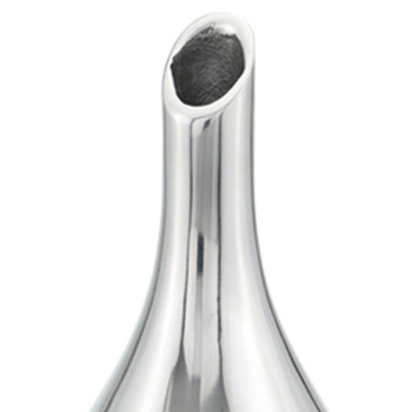 16" Silver Bud Aluminum Table Vase N270-480056
