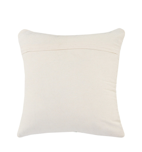 20" X 20" White Red Green Blue Yellow And Orange 100% Cotton Geometric Zippered Pillow N270-516752
