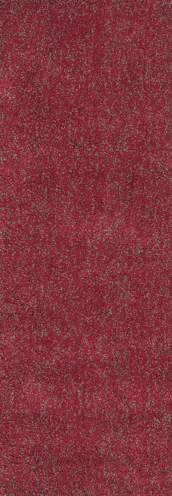 8' Red Heather Indoor Shag Runner Rug N270-353888