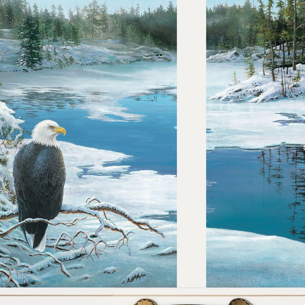 The Lookout 3 White Framed Print Wall Art N270-406249