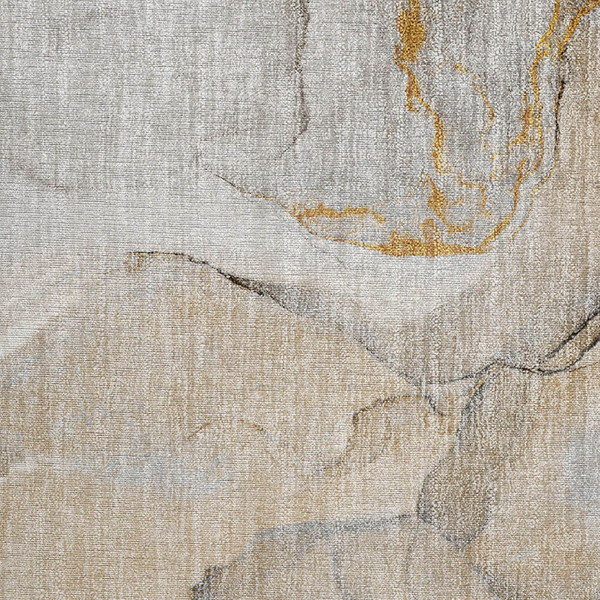 2' X 3' Beige Abstract Washable Non Skid Indoor Outdoor Area Rug N270-559667