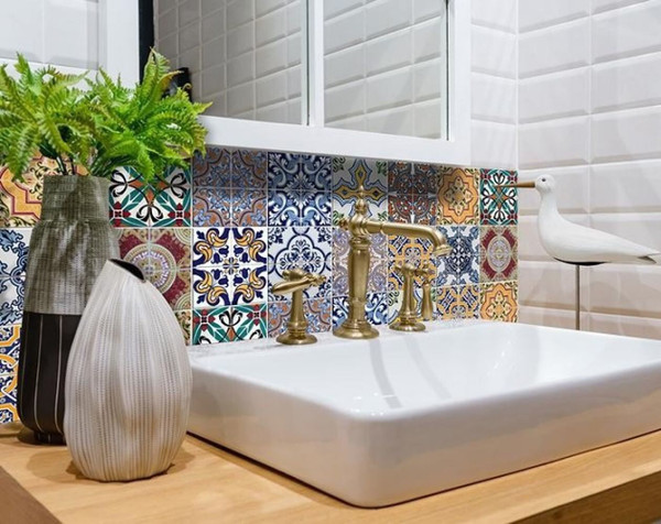 4" X 4" Addina Mutli Mosaic Peel And Stick Tiles N270-400380