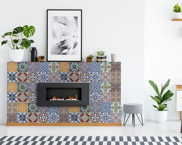 4" X 4" Addina Mutli Mosaic Peel And Stick Tiles N270-400380