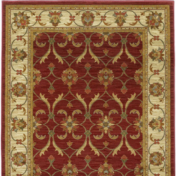 8' Round  Polypropylene Ivory  Area Rug N270-352686